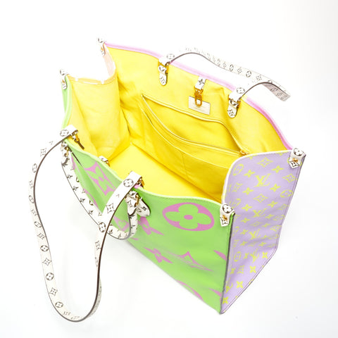 LOUIS VUITTON 2019 Monogram Giant On-the-Go GM Tote Bag multicolor WS25106