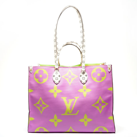 LOUIS VUITTON 2019 Monogram Giant On-the-Go GM Tote Bag multicolor WS25106