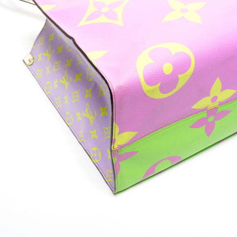 LOUIS VUITTON 2019 Monogram Giant On-the-Go GM Tote Bag multicolor WS25106