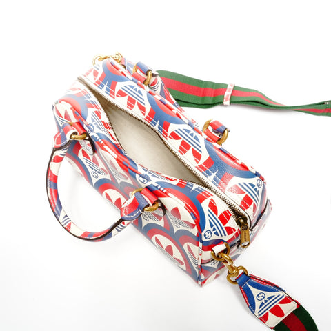 GUCCI �~Adidas 2-way duffel bag Handbag multicolor WS25107