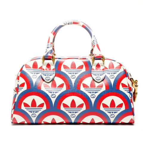 GUCCI �~Adidas 2-way duffel bag Handbag multicolor WS25107