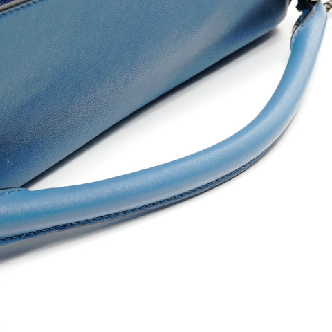 LOEWE Puzzle Medium Leather 2way Shoulder Bag blue WS25108