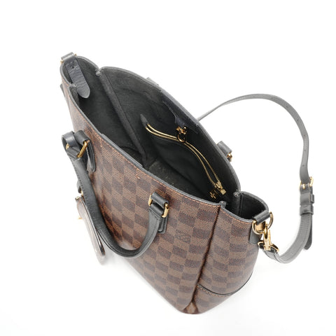 LOUIS VUITTON Belmont NV BB Damier Ebene Noir Tote Bag Brown WS25114