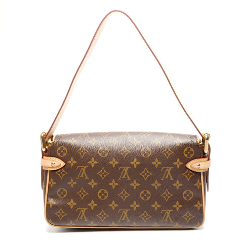 LOUIS VUITTON 2005 Monogram Hudson PM Shoulder Bag Brown WS25115