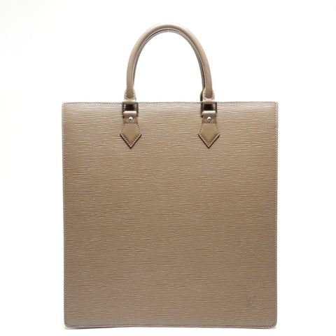 LOUIS VUITTON 2000 Sac Plat Epi Handbag Brown WS25117