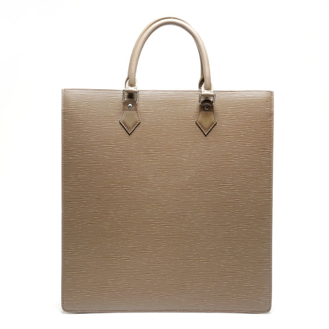 LOUIS VUITTON 2000 Sac Plat Epi Handbag Brown WS25117