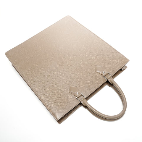 LOUIS VUITTON 2000 Sac Plat Epi Handbag Brown WS25117