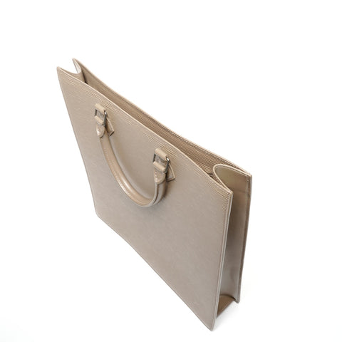 LOUIS VUITTON 2000 Sac Plat Epi Handbag Brown WS25117