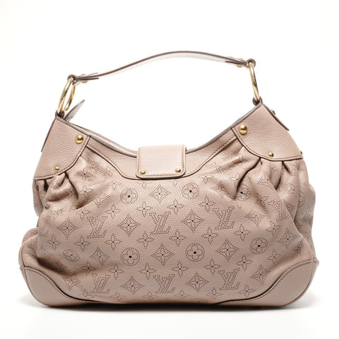 LOUIS VUITTON Monogram Mahina Solar Powered PM 2010 Shoulder Bag pink WS25118