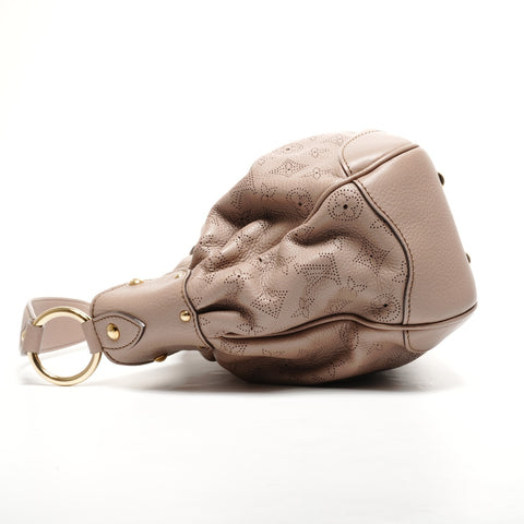 LOUIS VUITTON Monogram Mahina Solar Powered PM 2010 Shoulder Bag pink WS25118