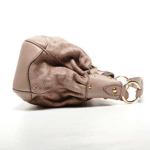 LOUIS VUITTON Monogram Mahina Solar Powered PM 2010 Shoulder Bag pink WS25118