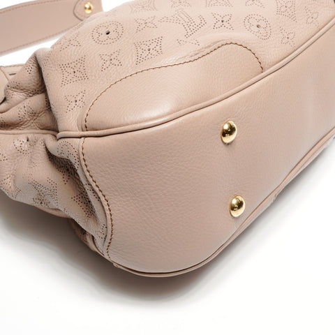 LOUIS VUITTON Monogram Mahina Solar Powered PM 2010 Shoulder Bag pink WS25118