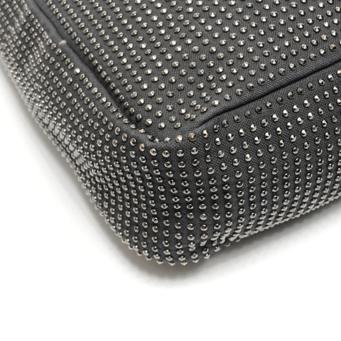 YVES SAINT LAURENT Studded Canvas One Belt LE5A7 Shoulder Bag black WS25119