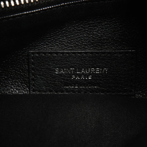 YVES SAINT LAURENT Studded Canvas One Belt LE5A7 Shoulder Bag black WS25119