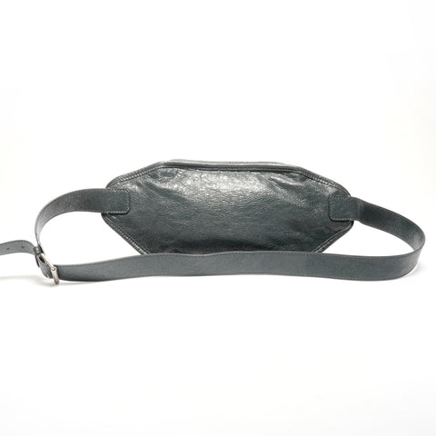 BALENCIAGA Neo Lift Leather Waist bag gray WS25120