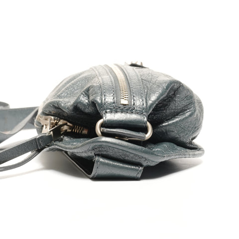 BALENCIAGA Neo Lift Leather Waist bag gray WS25120