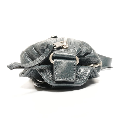 BALENCIAGA Neo Lift Leather Waist bag gray WS25120