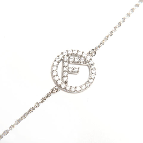 FENDI Fiz Logo bracelet Silver WS25121