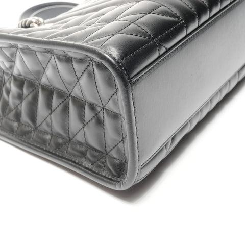 GUCCI GG Marmont Leather Small Tote Shoulder Bag black WS25129