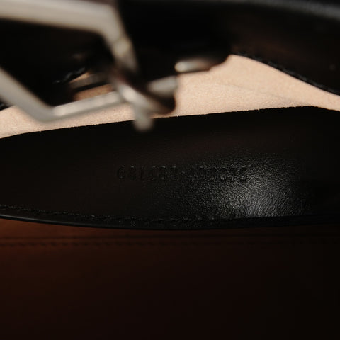 GUCCI GG Marmont Leather Small Tote Shoulder Bag black WS25129