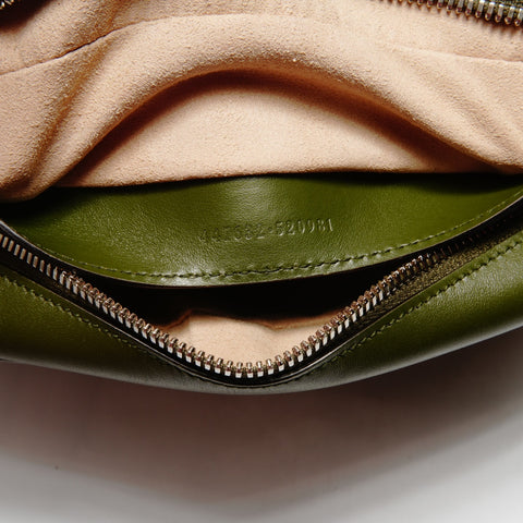 GUCCI GG Marmont Leather Camera Bag Shoulder Bag green WS25130