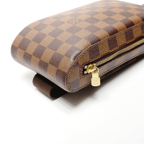 LOUIS VUITTON 2011 Damier Geronimos Shoulder Bag Brown WS25133
