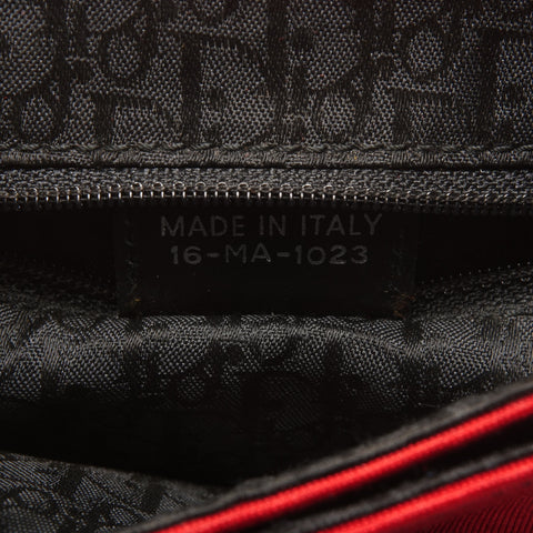 Christian Dior Hardcore Canvas Galliano Period Shoulder Bag Red WS25134