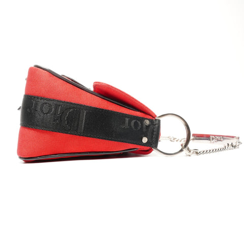 Christian Dior Hardcore Canvas Galliano Period Shoulder Bag Red WS25134