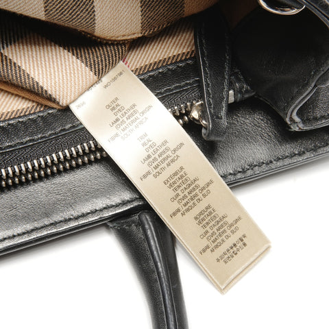 BURBERRY Banner Quilted Matelasse Chain 2way Handbag black WS25138