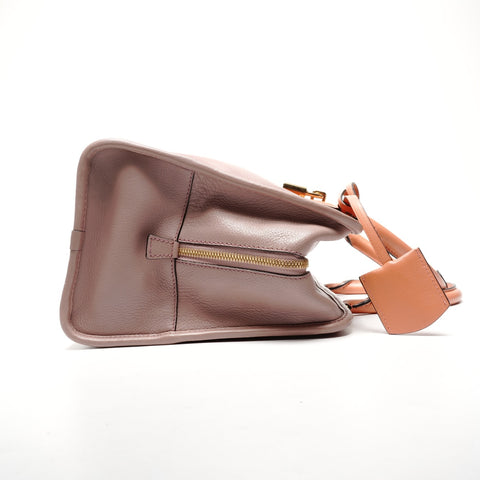 LOEWE Amazona 36 Leather Handbag Orange WS25140