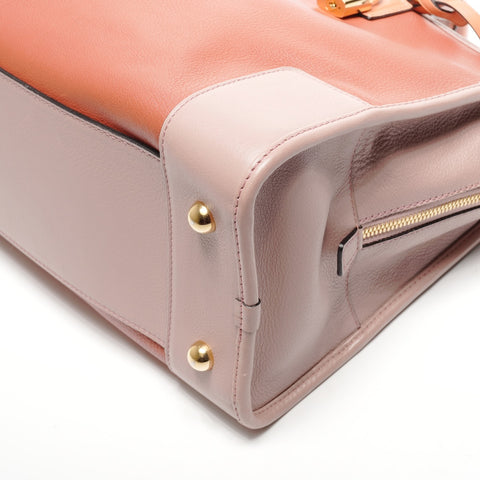 LOEWE Amazona 36 Leather Handbag Orange WS25140