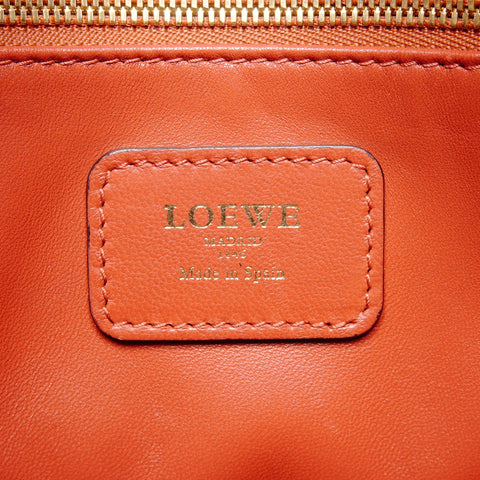 LOEWE Amazona 36 Leather Handbag Orange WS25140