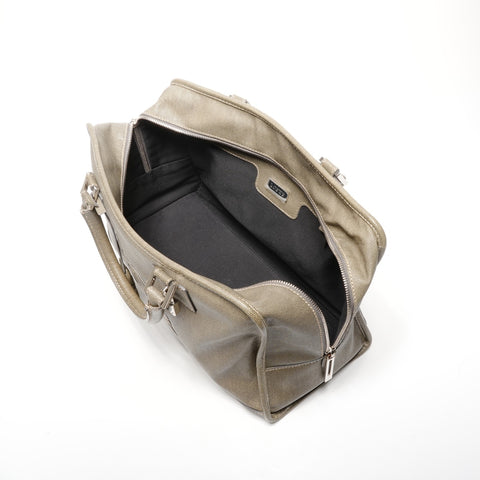 LOEWE Amazona 36 Leather Handbag green WS25141