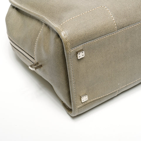 LOEWE Amazona 36 Leather Handbag green WS25141