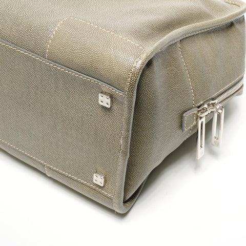 LOEWE Amazona 36 Leather Handbag green WS25141