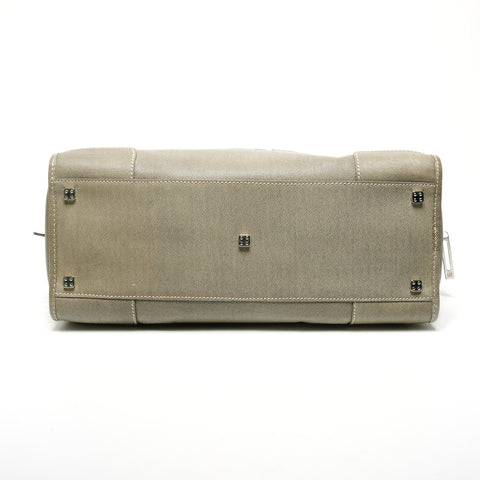 LOEWE Amazona 36 Leather Handbag green WS25141