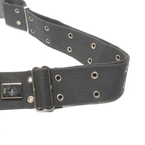 Christian Dior Street Chic Leather Half Moon Shoulder Bag black WS25143