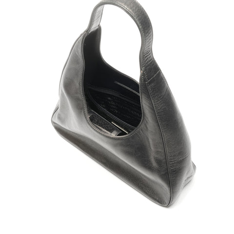 PRADA Hobo bag one belt Handbag black WS25145