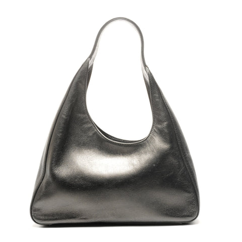 PRADA Hobo bag one belt Handbag black WS25145