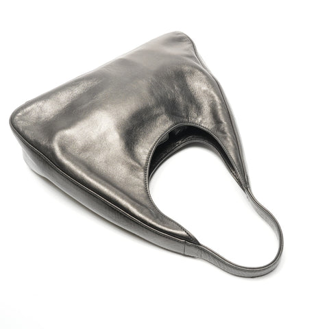 PRADA Hobo bag one belt Handbag black WS25145