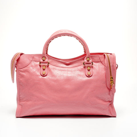BALENCIAGA Giant Classic City 2way Shoulder Bag pink WS25148