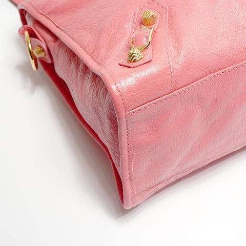 BALENCIAGA Giant Classic City 2way Shoulder Bag pink WS25148