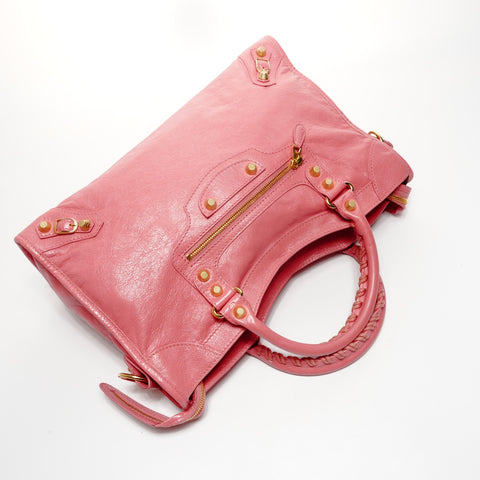 BALENCIAGA Giant Classic City 2way Shoulder Bag pink WS25148