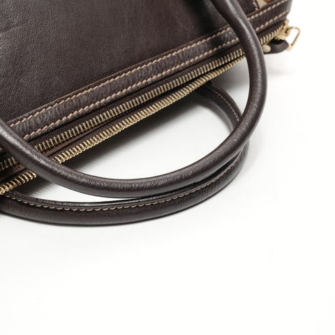 GUCCI GG canvas Boston bag Handbag Brown WS25149