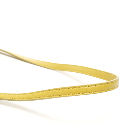 BALENCIAGA The Paper Mini Leather 2way Shoulder Bag yellow WS25150