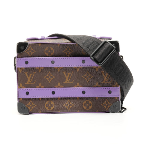 LOUIS VUITTON Soft Trunk Monogram Macassar Shoulder Bag Brown WS25152