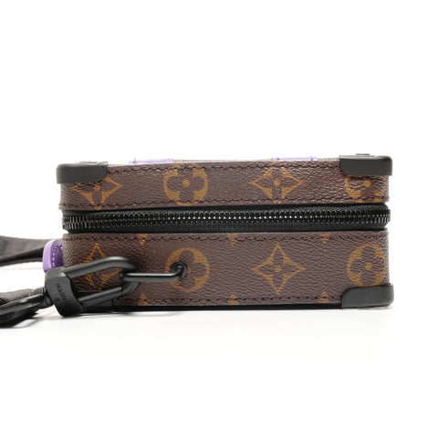 LOUIS VUITTON Soft Trunk Monogram Macassar Shoulder Bag Brown WS25152