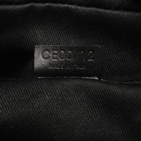 CELINE Macadam PVC Handbag black WS25153