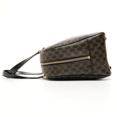 CELINE Macadam PVC Handbag black WS25153