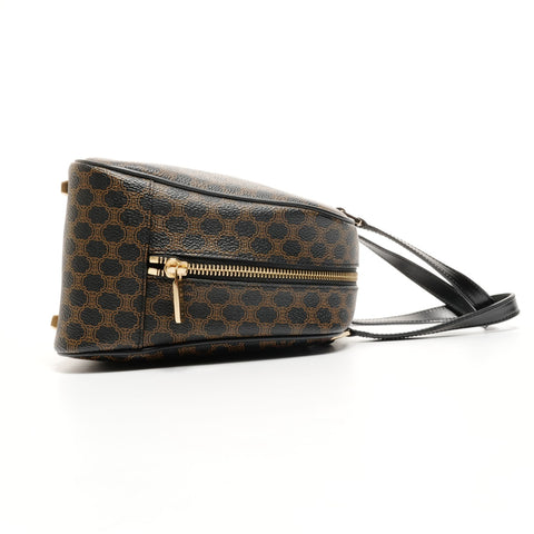 CELINE Macadam PVC Handbag black WS25153